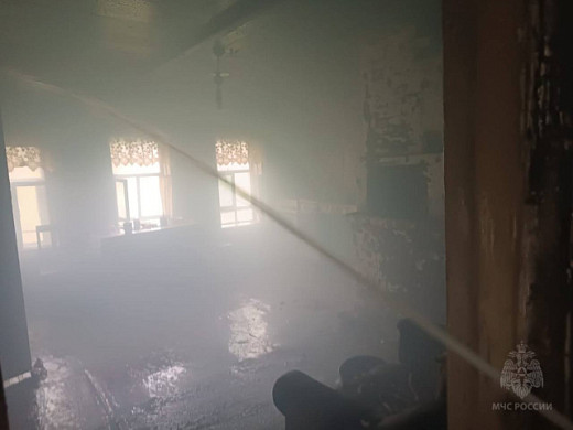 Спасатели нашли труп пенсионерки на пожаре в Пестяковском районе